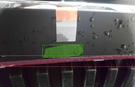 chasis scanner auto detect Breakage defect
